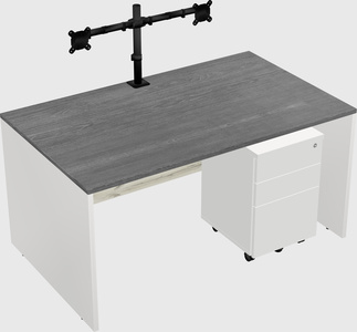 Rectangular desk