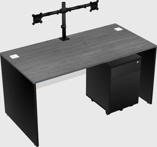 Rectangular desk