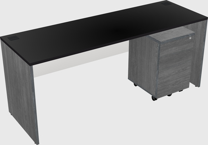 Rectangular desk