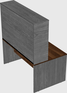 Rectangular desk