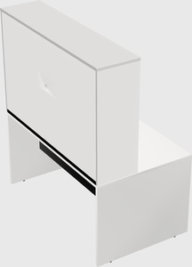 Rectangular desk