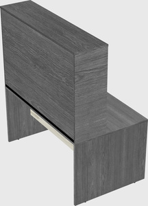 Rectangular desk
