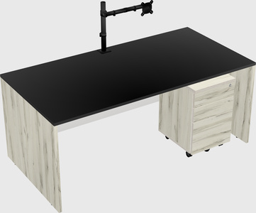 Rectangular desk