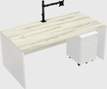 Rectangular desk