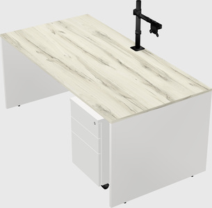 Rectangular desk