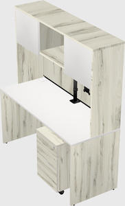 Rectangular desk