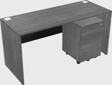 Rectangular desk