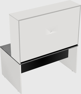 Rectangular desk