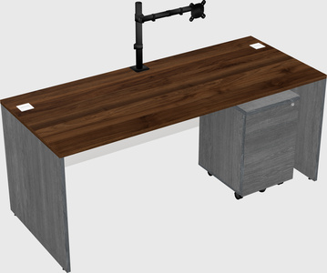 Rectangular desk