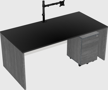 Rectangular desk