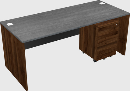 Rectangular desk