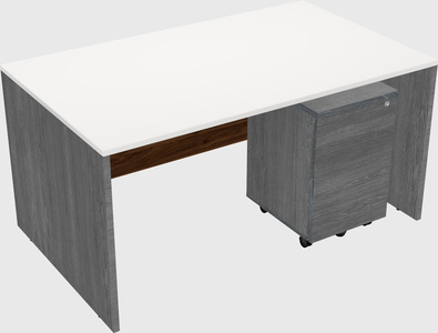 Rectangular desk
