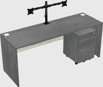 Rectangular desk