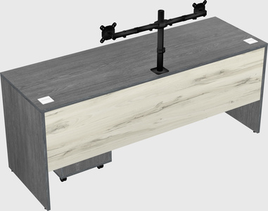Rectangular desk