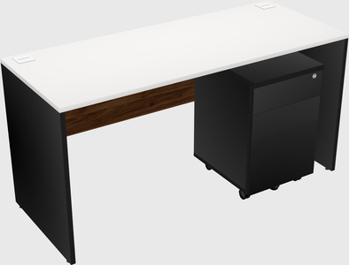 Rectangular desk