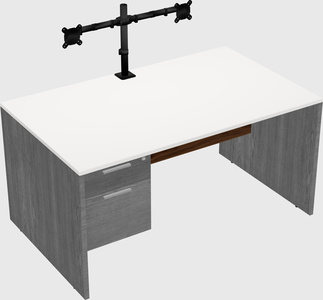 Rectangular desk