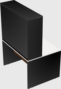 Rectangular desk