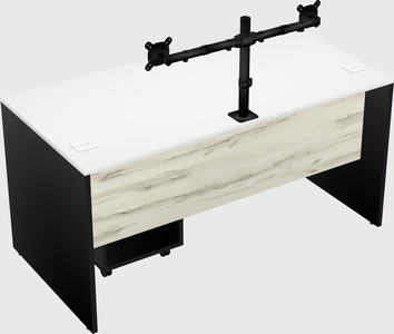 Rectangular desk