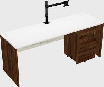 Rectangular desk