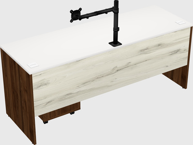 Rectangular desk