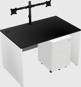 Rectangular desk