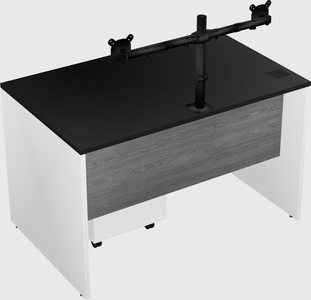 Rectangular desk