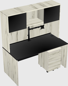 Rectangular desk