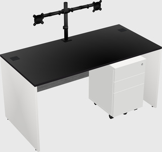 Rectangular desk