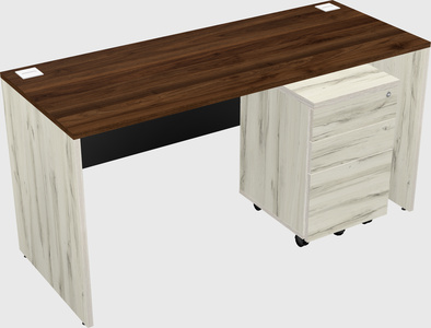 Rectangular desk