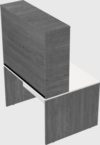Rectangular desk