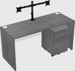 Rectangular desk