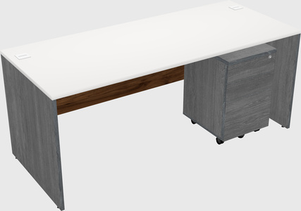 Rectangular desk