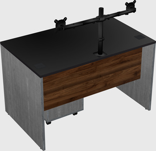 Rectangular desk