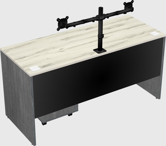 Rectangular desk