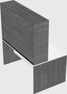 Rectangular desk