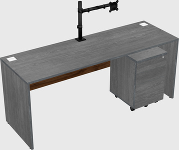 Rectangular desk