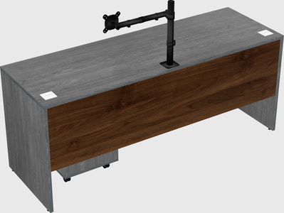 Rectangular desk