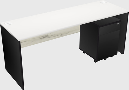 Rectangular desk