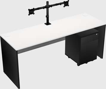 Rectangular desk