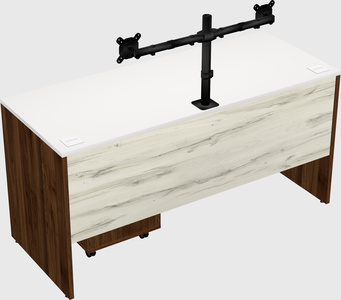Rectangular desk