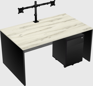 Rectangular desk
