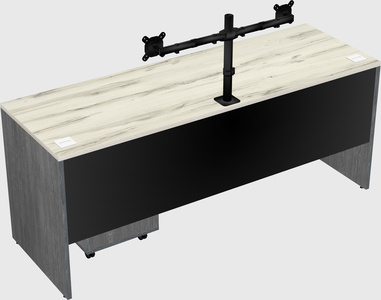 Rectangular desk