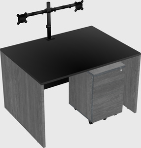 Rectangular desk