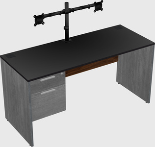 Rectangular desk