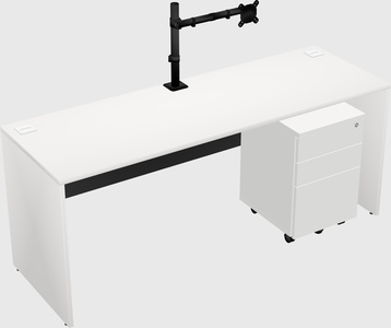 Rectangular desk