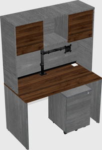 Rectangular desk