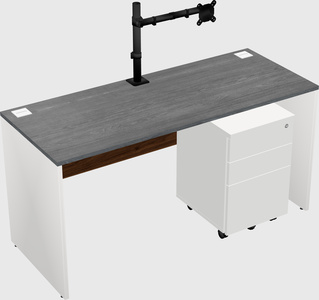 Rectangular desk
