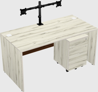 Rectangular desk