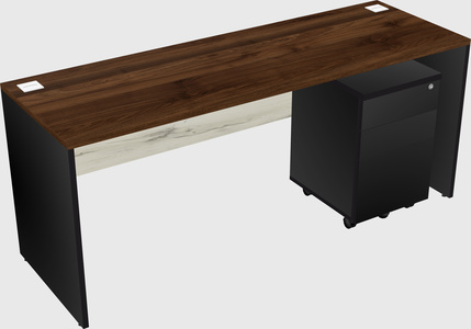 Rectangular desk