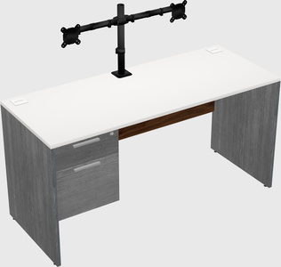 Rectangular desk